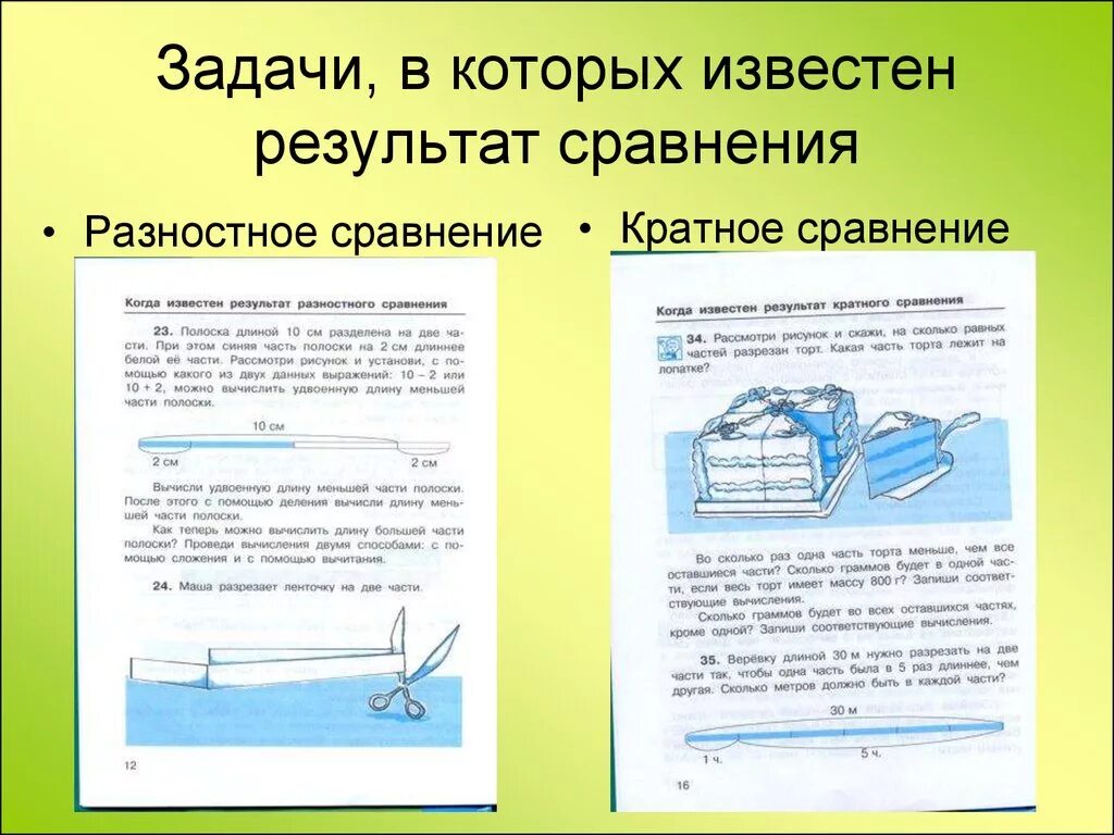 Задача с известным результатом. Задания на кратное сравнение. Задачи на разностное сравнение. Схема задачи на разностное сравнение. Задачи на разностное сравнен.