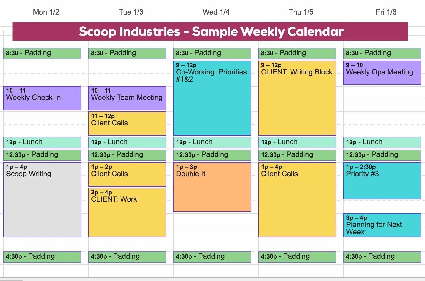 Google Calendar for clients. Week clients Planner. Weekly work Plan app. Working Plan biweekly. Planning your day