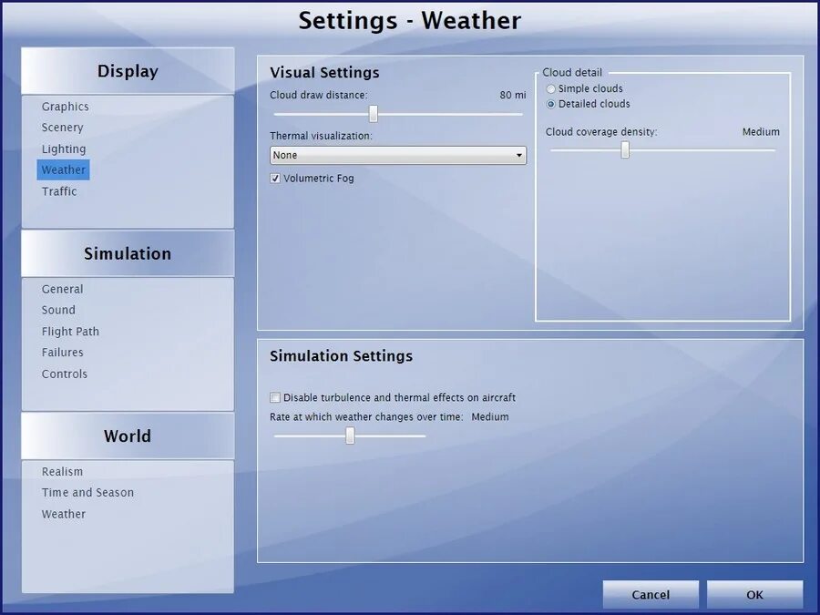 Setting scenery разница. Settings. Graphics settings. Low settings prepar3d.