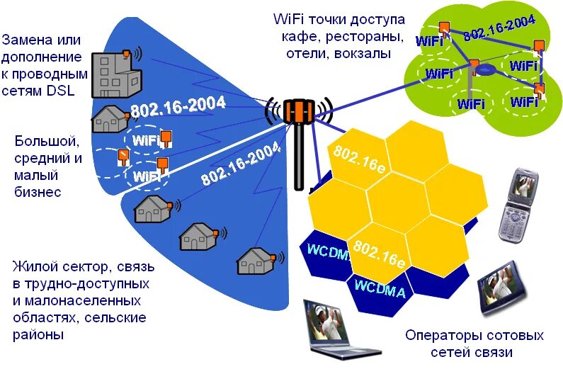 Информация беспроводных сетей. Беспроводная сеть широкополосного доступа. Беспроводные технологий блютуз вай фай Вимакс. Беспроводные технологии Wi-Max.. WIMAX (IEEE 802.16).