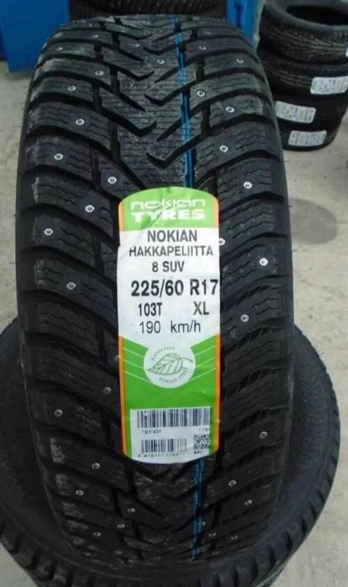 Nokian suv 225 60 r17. Nokian Tyres Hakkapeliitta 8 SUV. Шины Нокиан 225/60 17. 225-60-17 Nokian Tyres Hakkapeliitta 8 SUV. Nokian Hakkapeliitta 9 SUV 225/60 r17 103t XL.