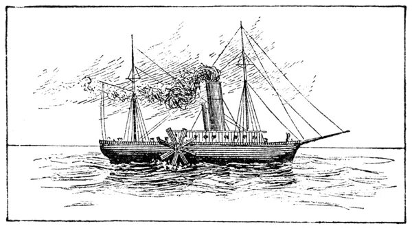 Скорость 1 парохода. Пароход Клермонт 1807.