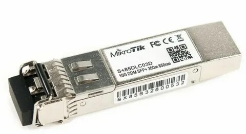 Mikrotik S+85DLC03D обеспечивает передачу данных со скоростью до 10Gbits н...