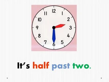 It s half past перевод