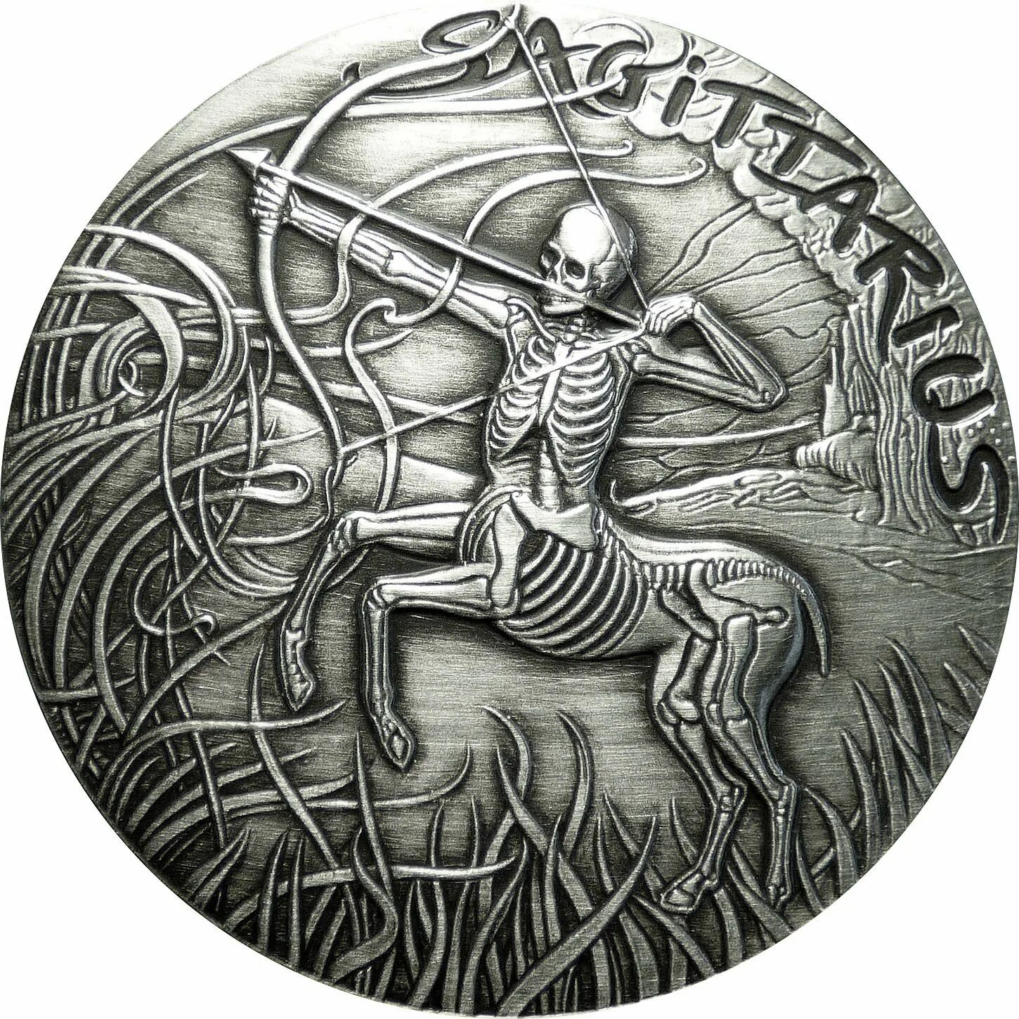 Sagittarius монета. Монета МЕМЕНТО Мори. Монет Sagittarius 11.23-12.22. 1 Oz Copper Zodiac signs.