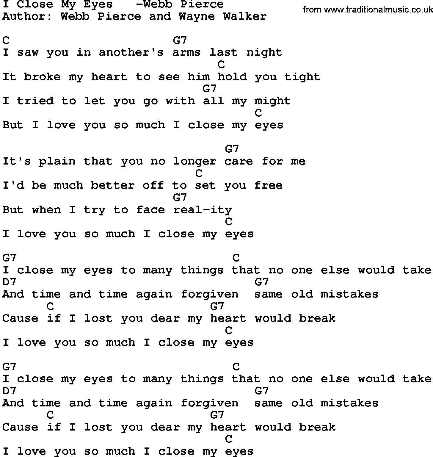 Closer text