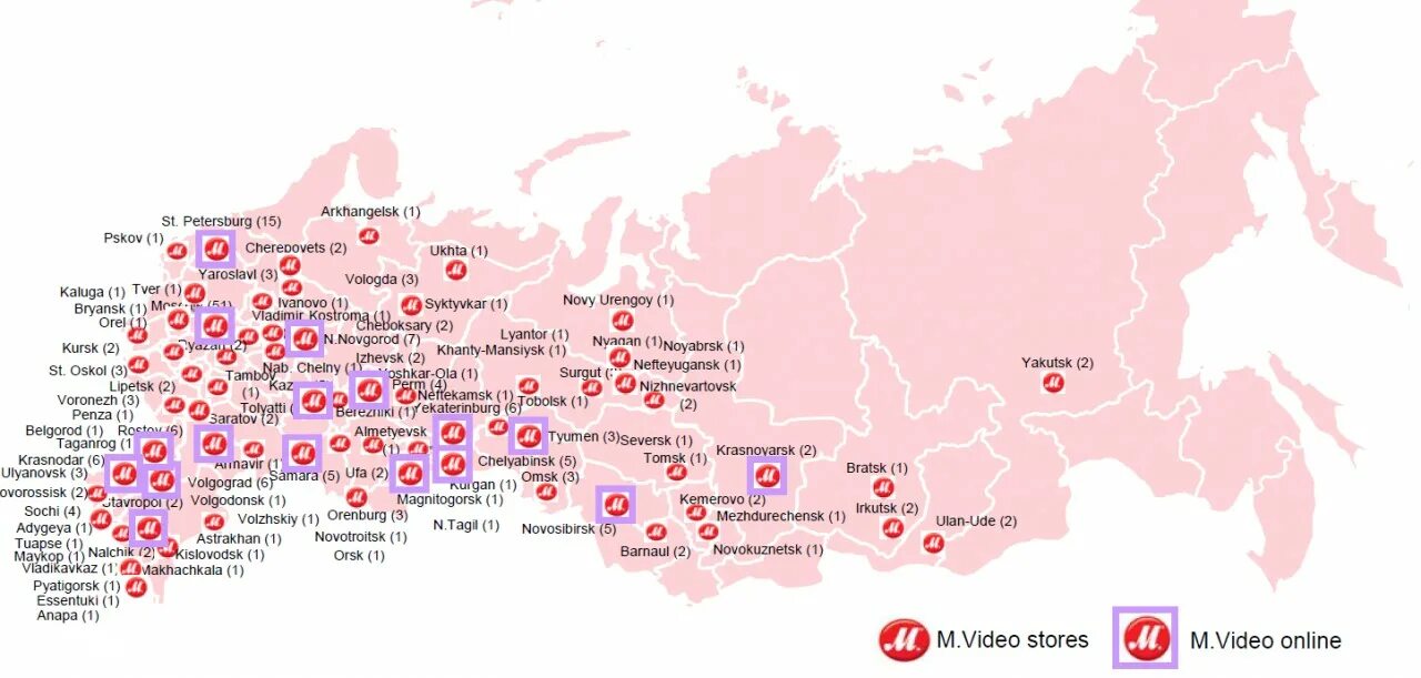 М видео магазины на карте. Магазины Мвидео на карте. Магазины Мвидео на карте России. Магазины Эльдорадо на карте России. Карта магазинов м видео в России.