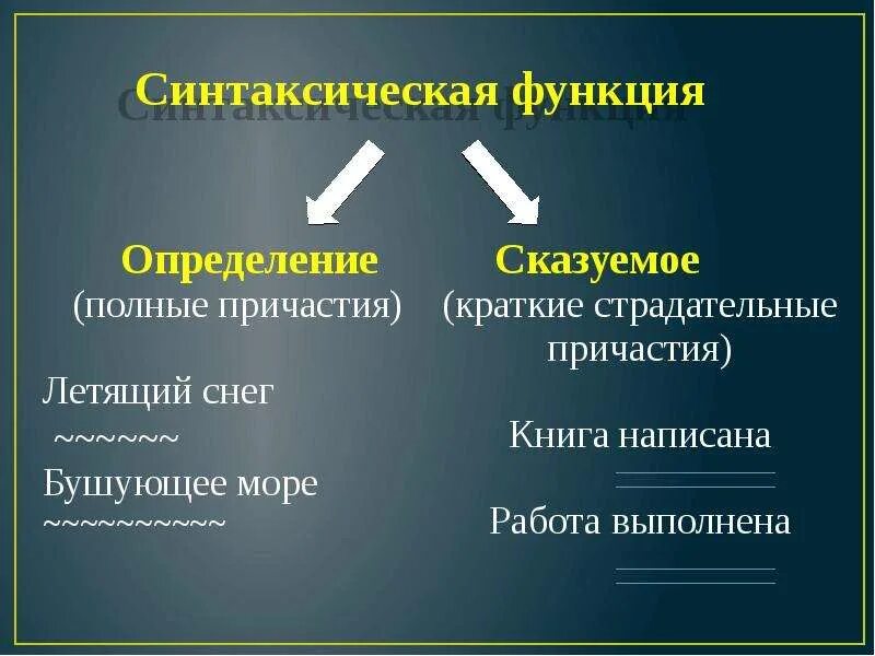 Вопросы синтаксической функции