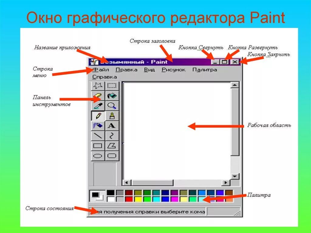 Растровый редактор paint