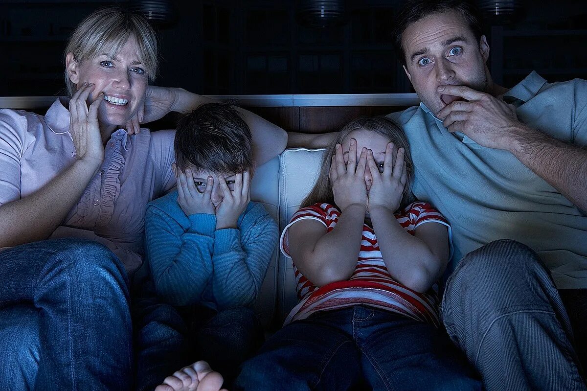 После просмотра телевизора. Страхи детей.