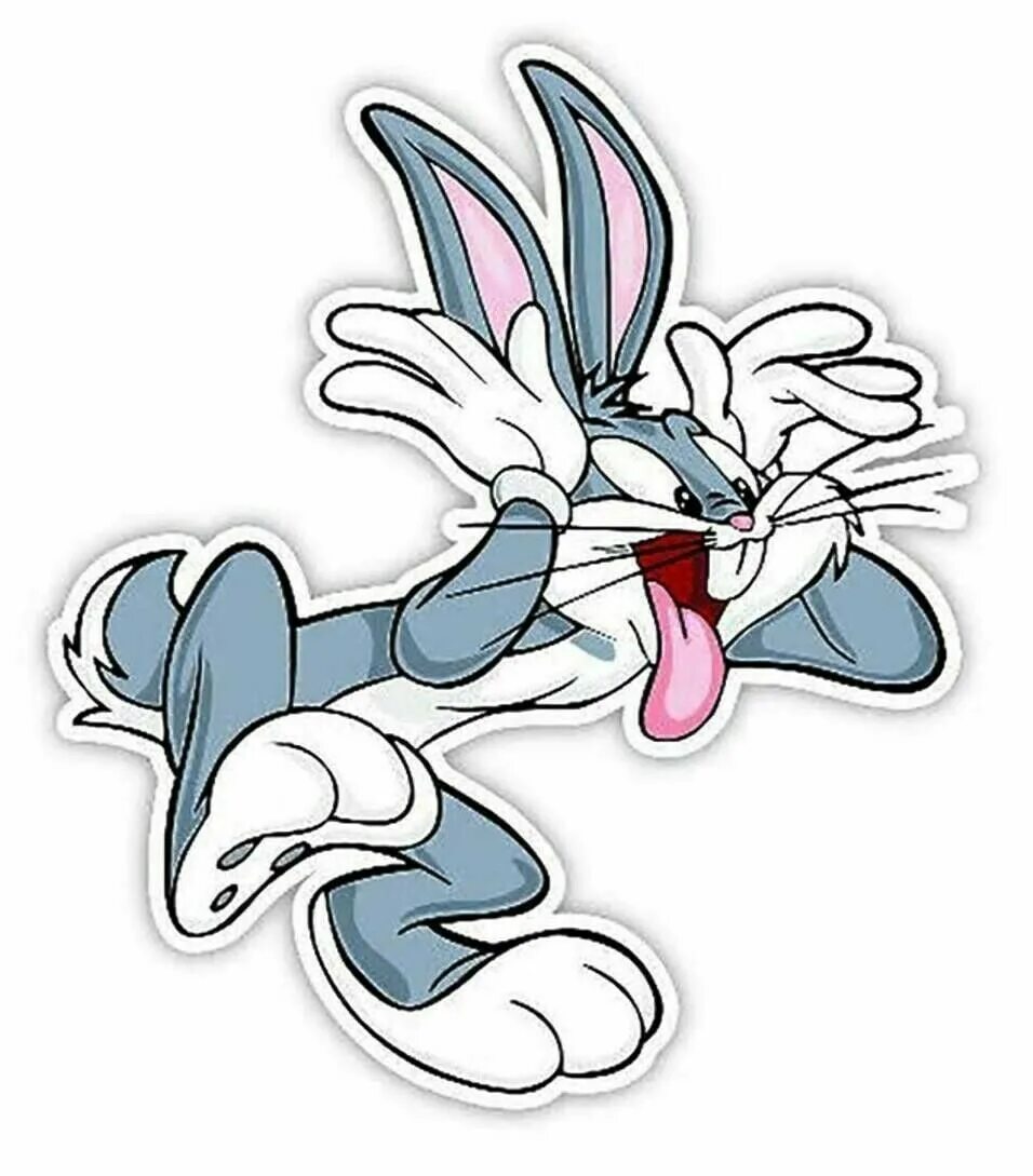 Кролик Багз Банни. Стикеры Багз Банни. Термонаклейка Bugs Bunny. Багз Банни наклейка на авто. Ксанни банни жива