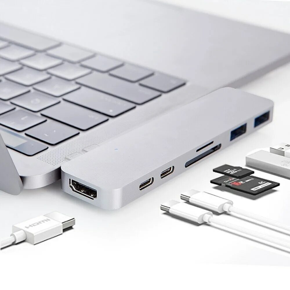 Typing hub. Хаб hyperdrive thunderbolt 3 usb-c hub для macbook. адаптер type c macbook. переходник usb для macbook air m1. переходник macbook air m2 usb c.