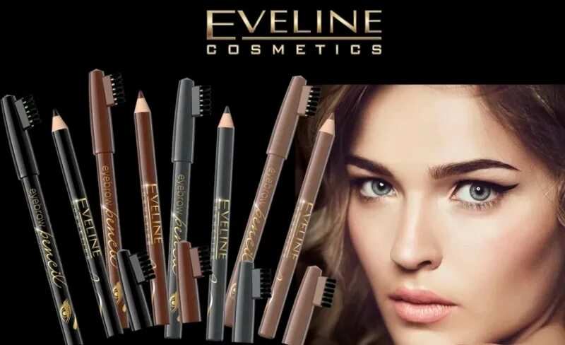 Карандаш д/бровей "Eveline" Eyebrow Pencil. Eveline Cosmetics карандаш для бровей Eyebrow Pencils. Eveline контурный карандаш для бровей. Евэлин Косметик каранлаш.