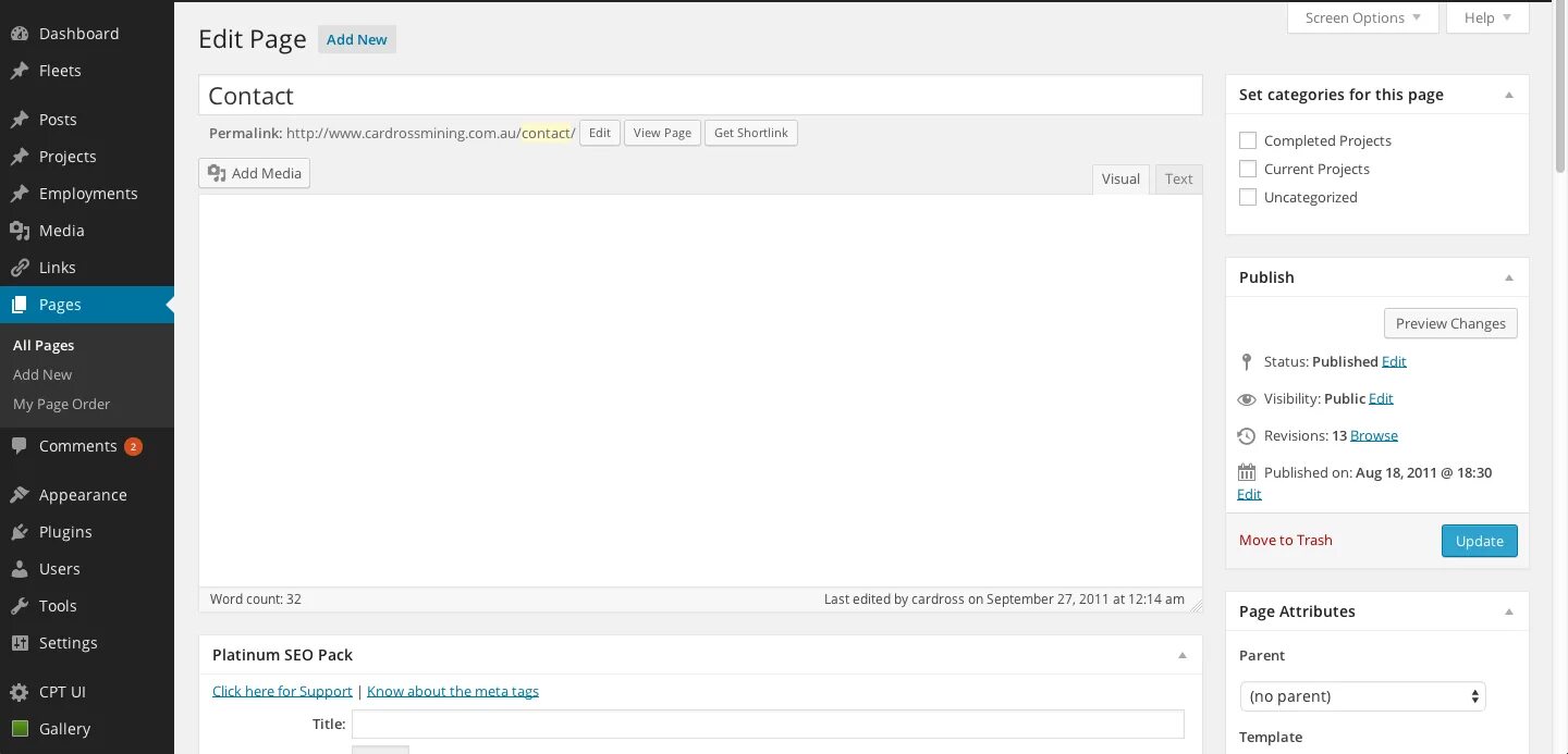 Comments order