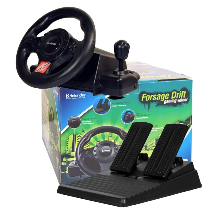 Руль с педалями defender. Руль Defender Forsage Drift gt. Игровой руль Defender Forsage Drift. Игровой руль Defender Forsage gt. Игровой руль Дефендер Форсаж gt.