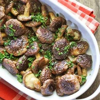 Baked mushrooms