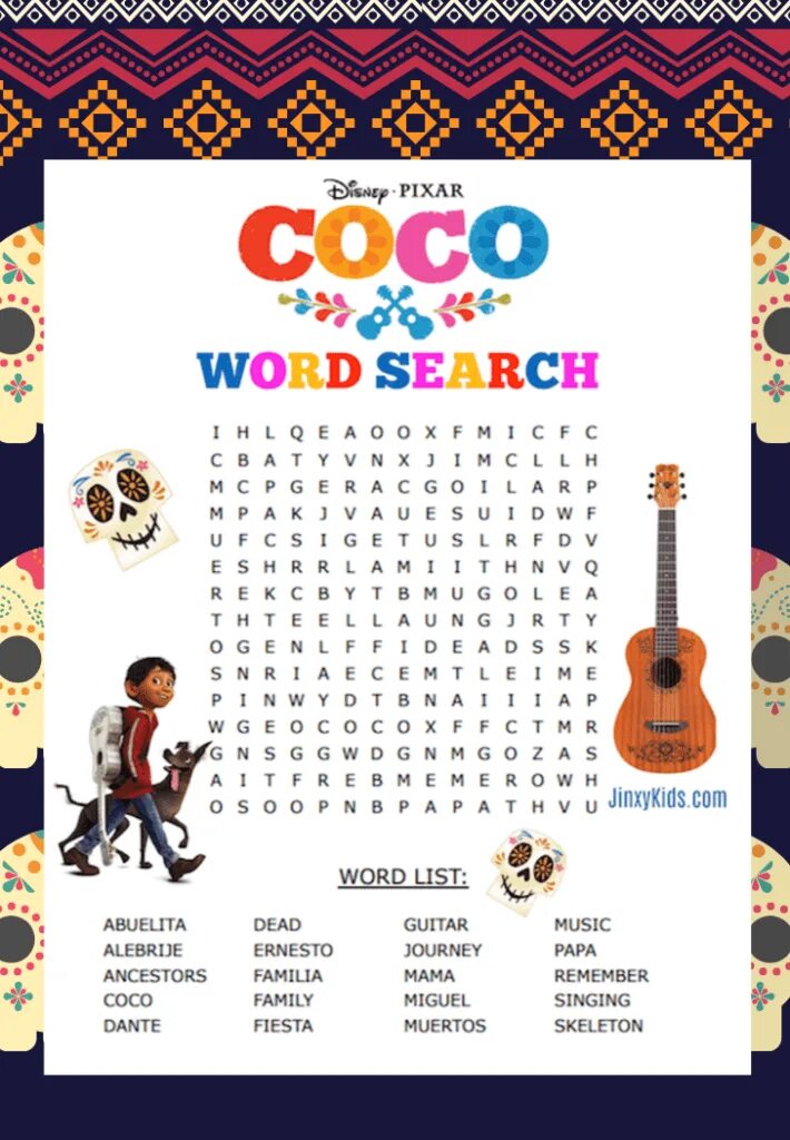 Коко на английском с английскими субтитрами. Coco Word search. Coco Wordsearch. Тайна Коко Worksheets. Тайна Коко задания на английском.