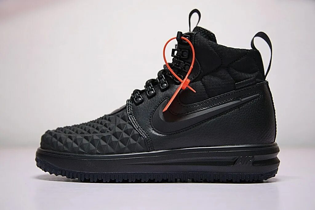 Кроссовки nike lunar force 1 duckboot зимние. Nike lunar force 1 duckboot 17 all black. nike lunar force 1 duckboot 17 black. nike lunar force 1 duckboot 2017. nike lunar force 1 duckboot black.