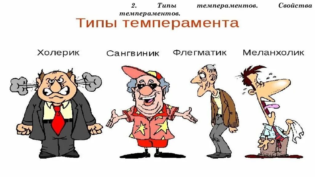 Типы темперамента человека по павлову. Типы темперамента. темперамент картинки для презентации. типы темперамента картинки. типы людей холерик.
