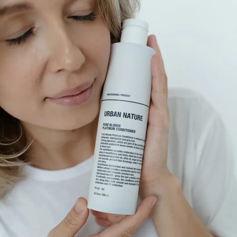 Urban nature Pure blonde Platinum. Кондиционер тонировка для волос. Conditioner Platinum vonu. Бренд для блонд уход.