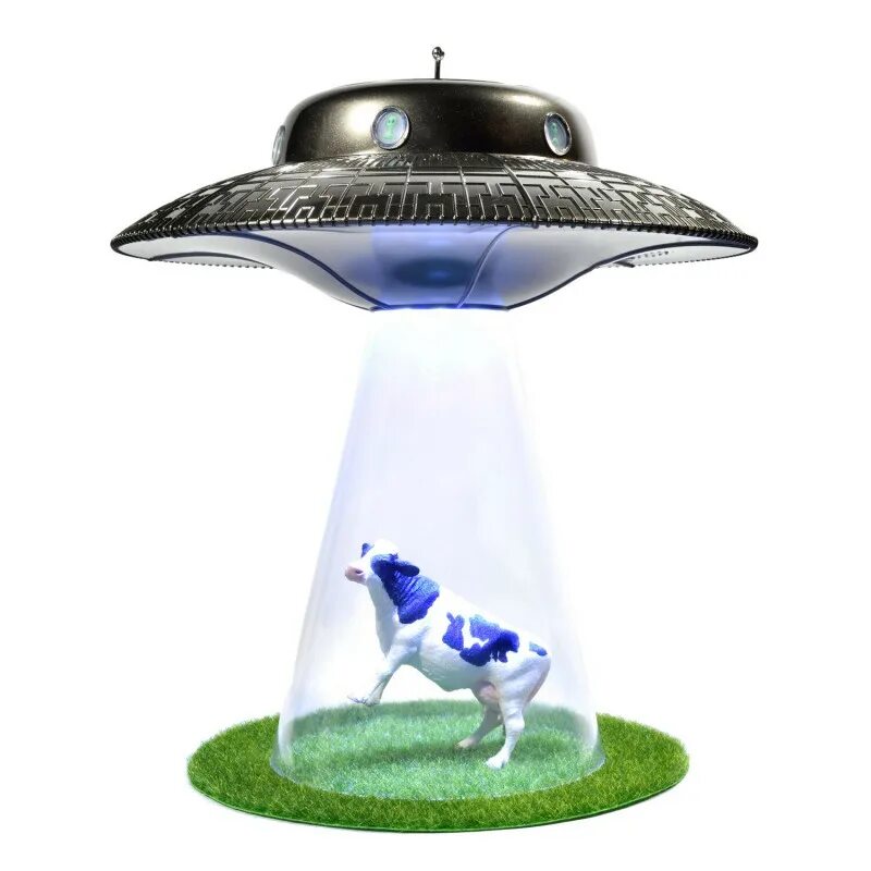 Alien lamp. Ночник the alien abduction lamp. ufo лампа. лампа нло корова. проектор световой, летающая тарелка.