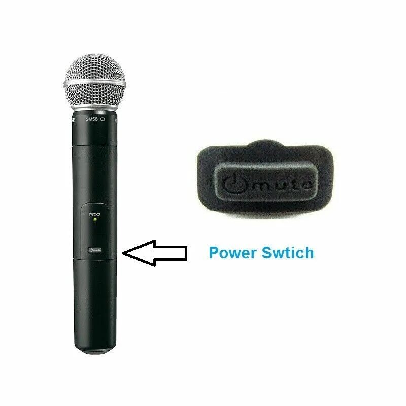 Выключатель микрофона. Микрофон shure slx2. Кнопки power + mute на пульте. Power mute. Shure pgx2.
