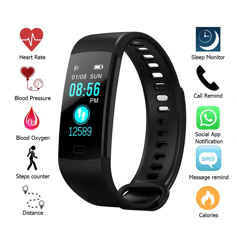 Фитнес часы функции. Y5 smart bracelet приложение. y11c-8d33 фитнес трекер. смарт-браслет goral y5 программа. смарт т браслет часы.