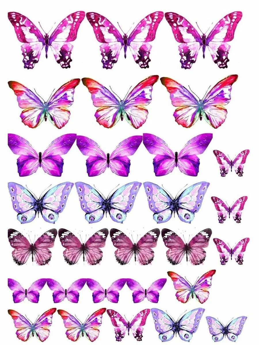 Торт «бабочки». Бабочки сиреневые для печати. Бабочки для печати на торт. Вафельные бабочки. Бабочки для торта картинки для печати