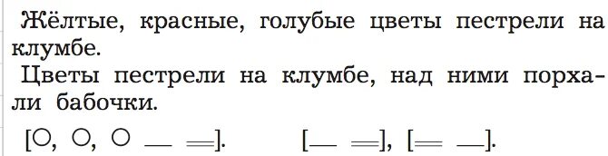 Разбор предложений желтые листья весело. Пестрели на клумбе разбо. Пестрели на клумбе разбор. Разбор предложения бабочка вспорхнула. Схема пестреет.