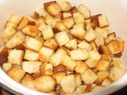 Сухари в духовке без масла