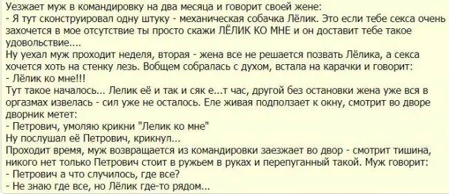 Жена без мужа рассказы. Я уехал в командировку на неделю. Анекдот про Лелика. Лелик ко мне анекдот. Муж в командировке.