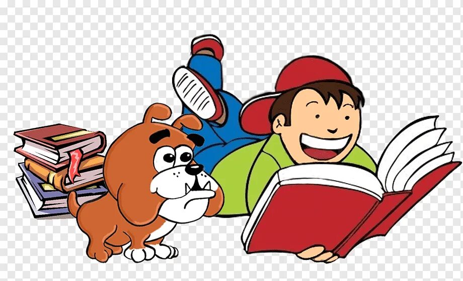 He can read a book