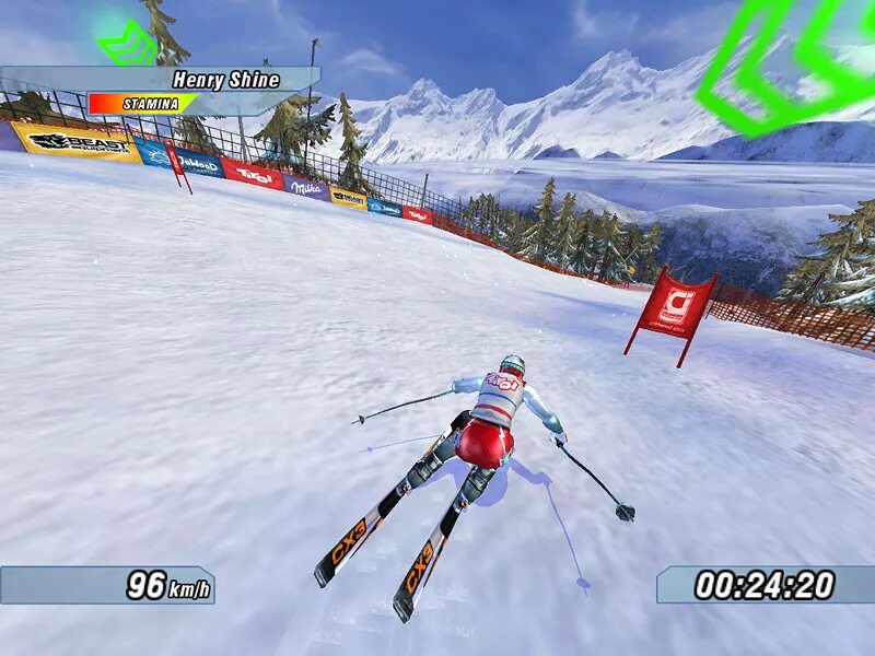 Ski_Racing_2005_featuring_Hermann_Maier. Игра про горнолыжный спорт. Игра про лыжи на ПК. Горные лыжи 2005.