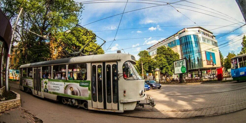 трамваи города пятигорска.