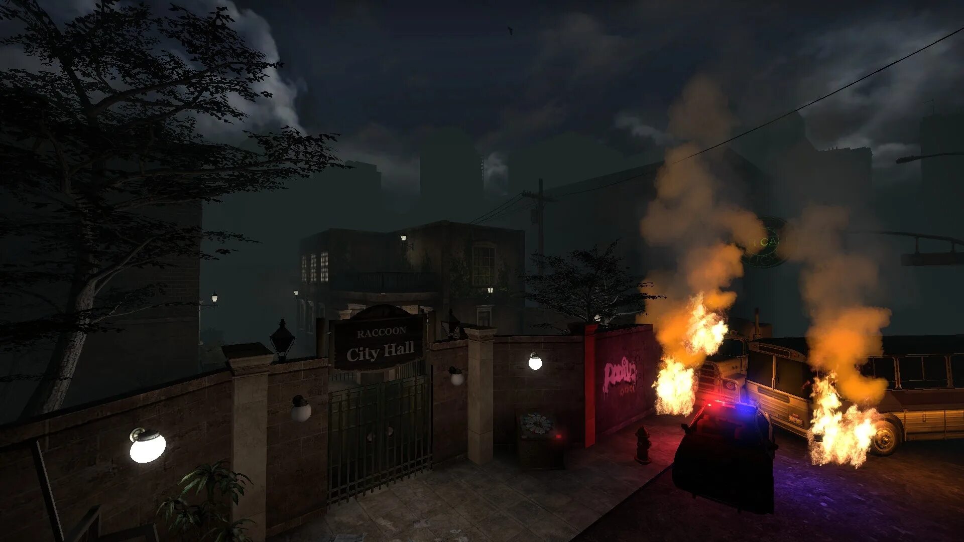 Файр ин зе холл. Ze Biohazard. Немезида CS go. Raccoon City Map.