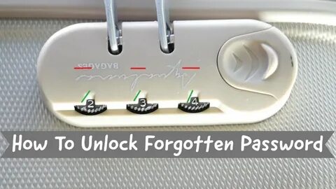 Forgot to lock