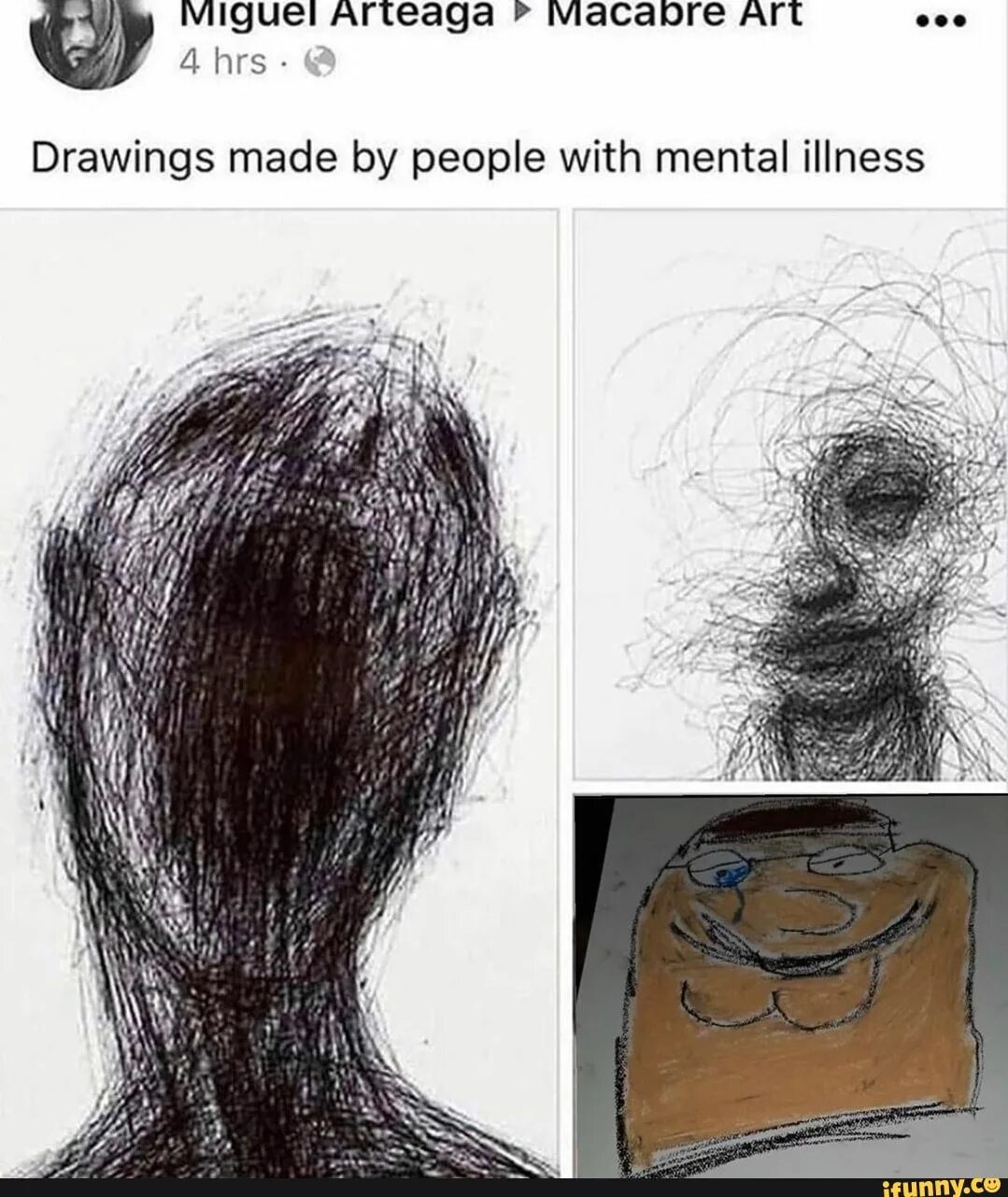 Made by people word. Drawings made by people with Mental illness. Drawings of people with Mental Disorders. Drawing made by people with Mental illness meme.
