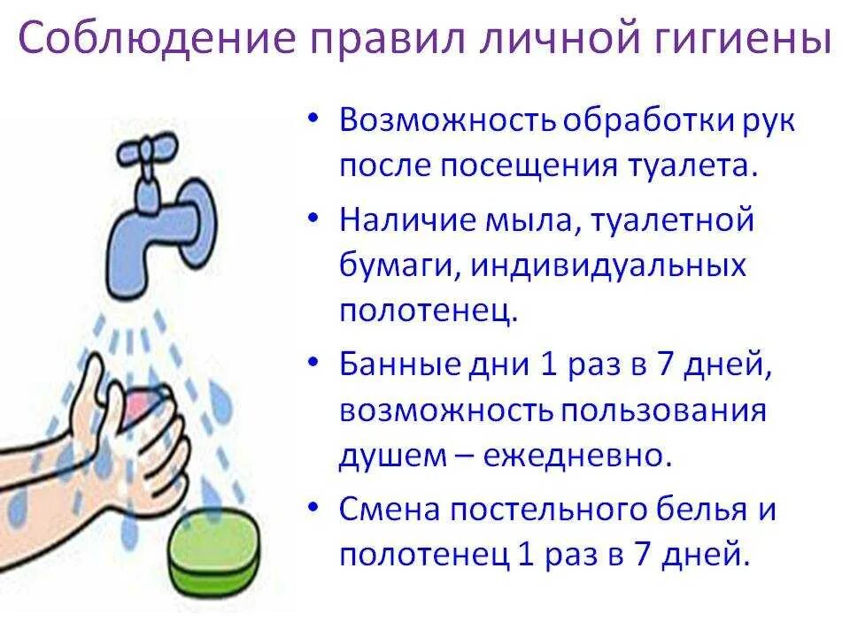 Соблюдайте санитарно