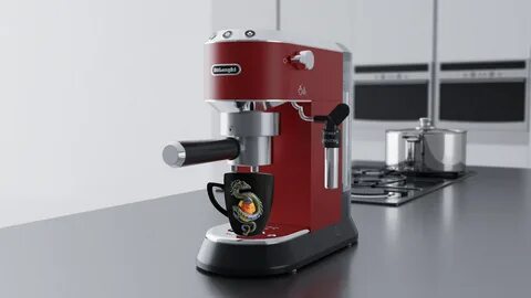 Рожковая кофеварка delonghi ec235 cr