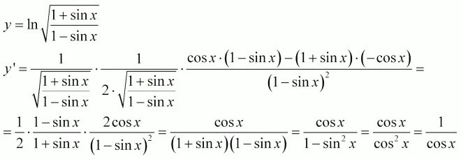 Ln корень из x производная. Ln sinx производная. Ln корень из cosx производная. Производная от y=Ln(sin x).