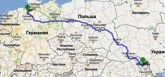 Расстояние молдова. Маршрут Германия Молдова. Дорога от Молдавии до Германии. Маршрут в Германию из Молдовы. Молдова Германия расстояние.