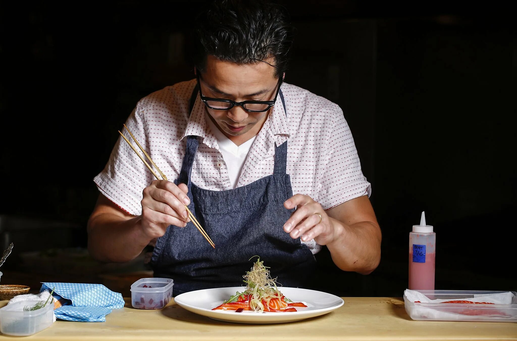 Sushi cook