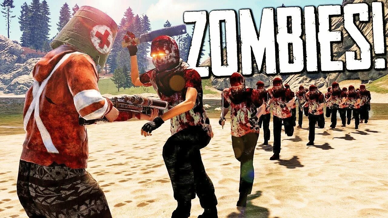 Rust zombie. Rust zombie