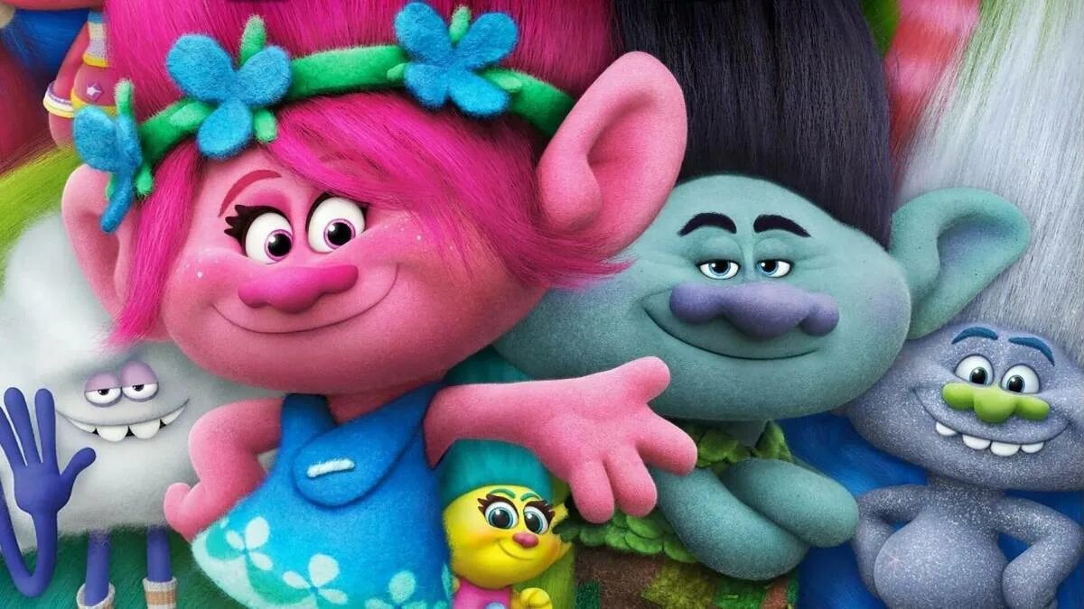 Современные мультсериалы. Тролли Цветан. Тролли Розочка и Цветан. Trolls (2016). Цветан из троллей.