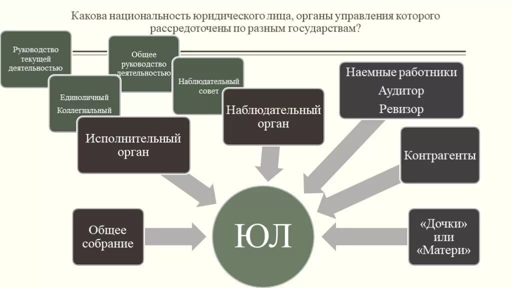 Мэс юридические лица. Органы управления юридического лица. Органы управления юридического лица схема. Классификация органов юридического лица. Классификация органов управления юридического лица.