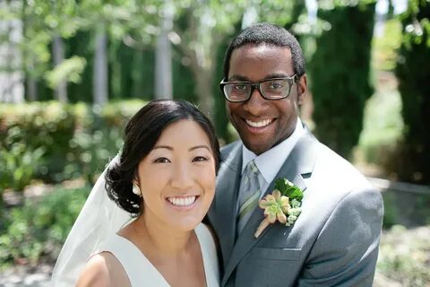 Black man with his wife