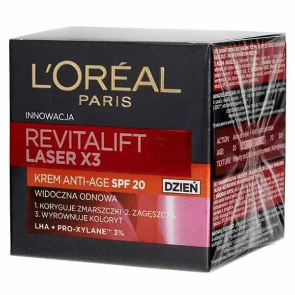 Лазер крем лыжи центр укажи слово. Loreal Revitalift Laser x3 Anti-age SPF 20. Крем лореаль Ревиталифт лазер x3 25 SPF. Крем для лица Loreal Revitalift Laser x3 Nacht. Крем лореаль Ревиталифт дневной 7 дней.