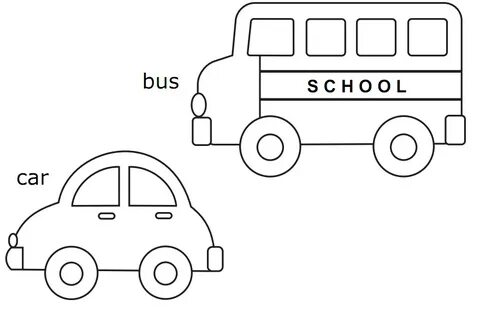 Аппликация автобус