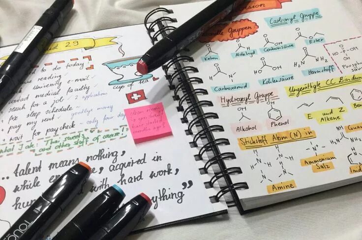 Красивое оформление лекций Instagram post by kou * Nov 12, 2016 at 12:06pm UTC Study notes, Notes inspirati