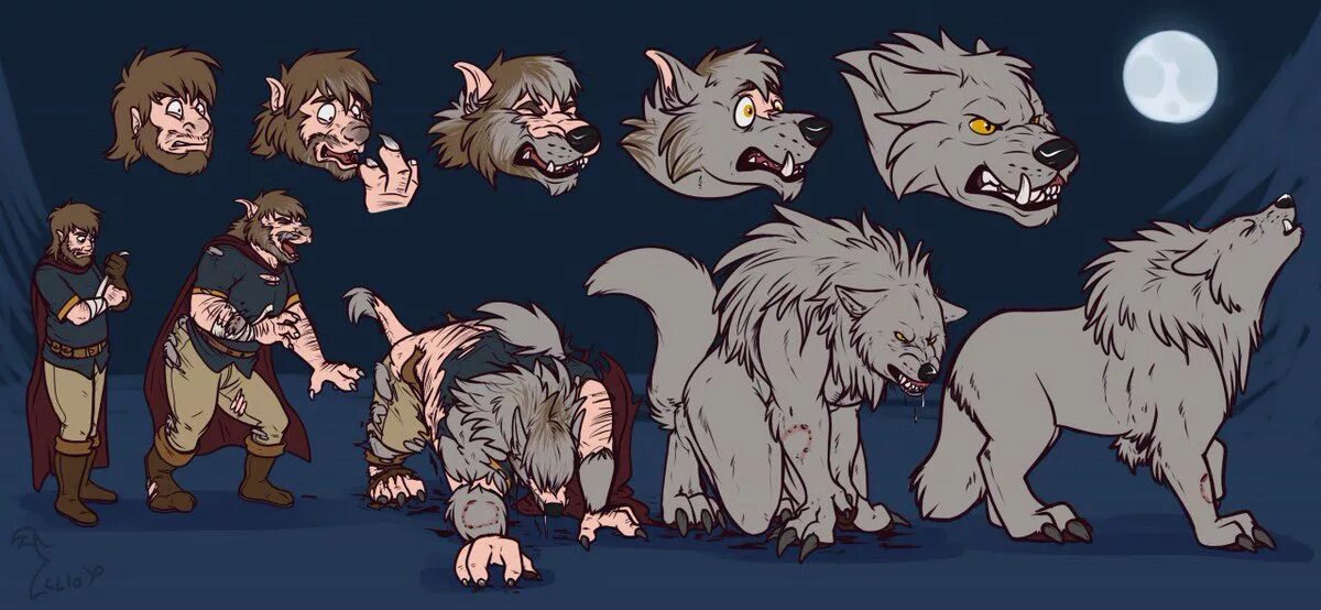 Werewolf transformation